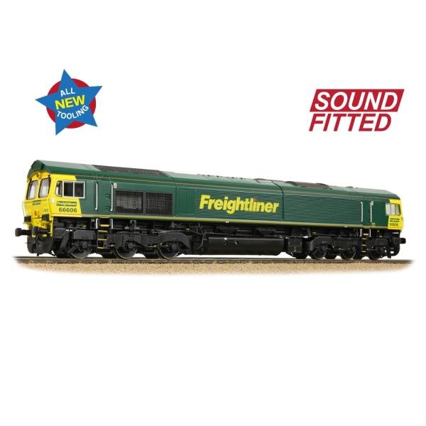 Class 66/5 66606 Freightliner Green SF